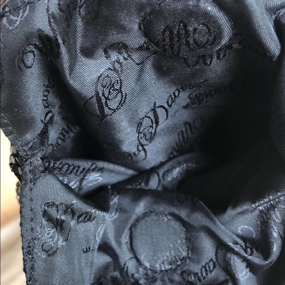 NWT Whiting & Davis Mesh & Rhinestone Fringe Bag - Picture 3 of 3